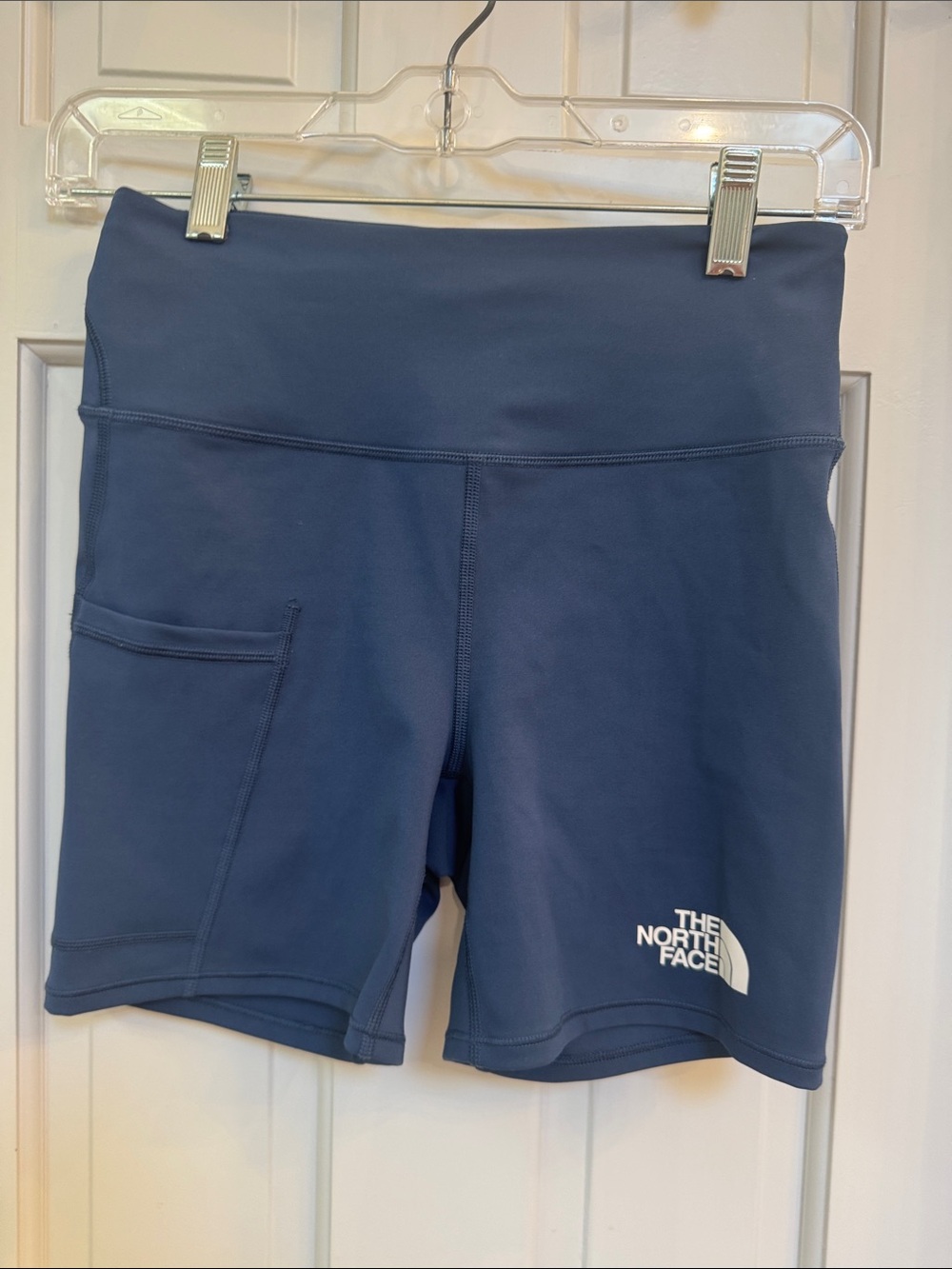 The North Face Women's Navy Bike Shorts with Side Pocket Size XS